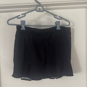 Blue/black tiger striped golf/tennis skirt